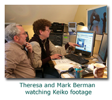Theresa and Mark Berman Editing Film