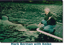 Mark Berman with Keiko